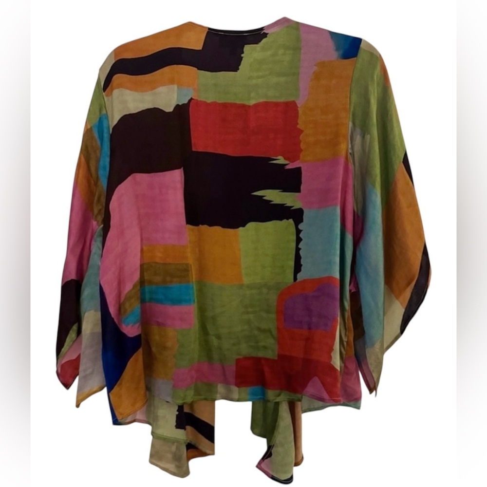 Ammpoure Multicolor Kimono Cardigan - Picture 2 of 2